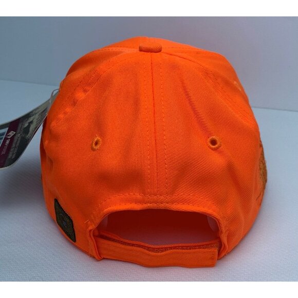 Blaze Orange Dri Duck Ball Cap Ring Neck Pheasant Hunting Terex Utilities NEW - Picture 4 of 9